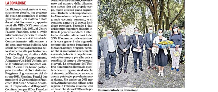 Un nuovo strumento ora al servizio dei pazienti al Centro Palazzo Francisci Un nuovo strumento ora al servizio dei pazienti al Centro Palazzo Francisci